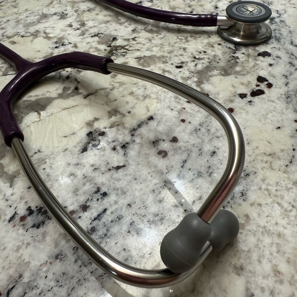 3M Classic III Stethoscope - Plum Purple with Stainless Steel